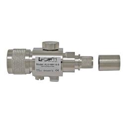 0~6GHz 90V避雷器，N型公头连接器的图片