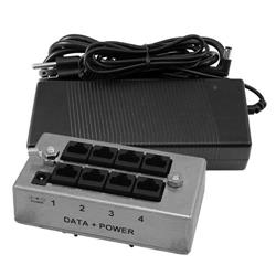 BTD-CAT5-P4中跨/供电器套件，带56V直流117.6W电源的图片