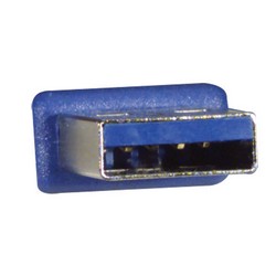USB 3.0直角型线缆组件，上出线B型/直通A型连接器，1米的图片