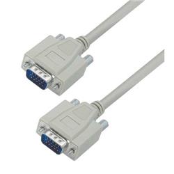 优良型模制HD15线缆，HD15公头/公头，1英尺（0.3米）的图片