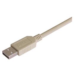 USB 2.0 特优型线缆组件, A 型公头 / A 型公头, 2.0m, 浅灰色的图片