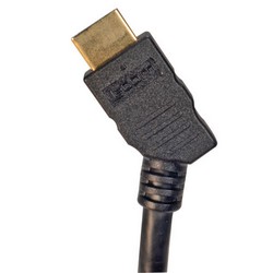 带以太网功能高速HDMI®线缆，公头/45度左出线公头，1米的图片
