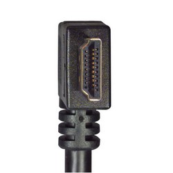 具有以太网功能的高速HDMI 线缆，公头/公头直角式向左出线，1.0m的图片