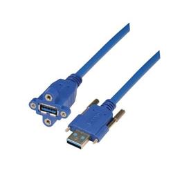 USB 3.0面板安装式机器视觉线缆组件，0.5米的图片